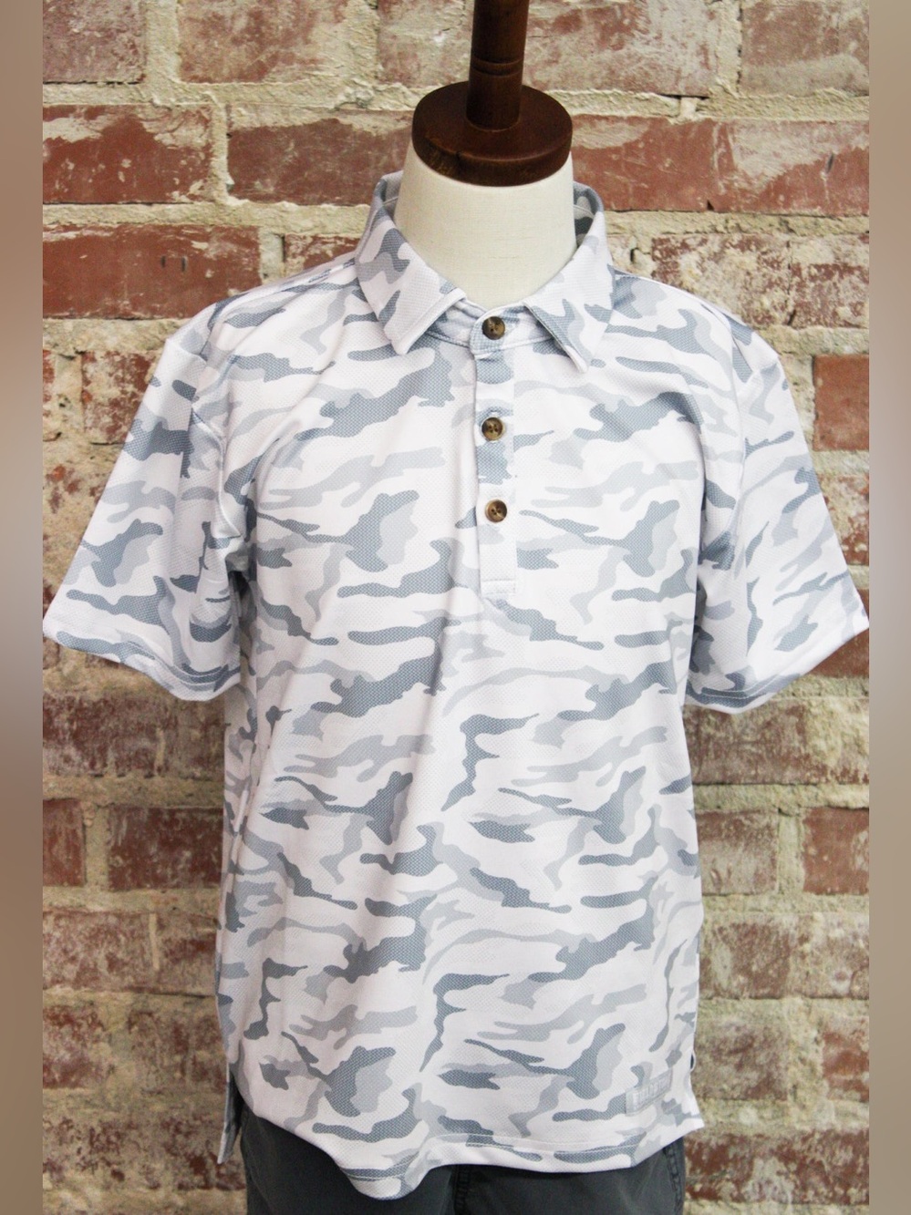 Fieldstone Youth Snow Camo Polo Shirt